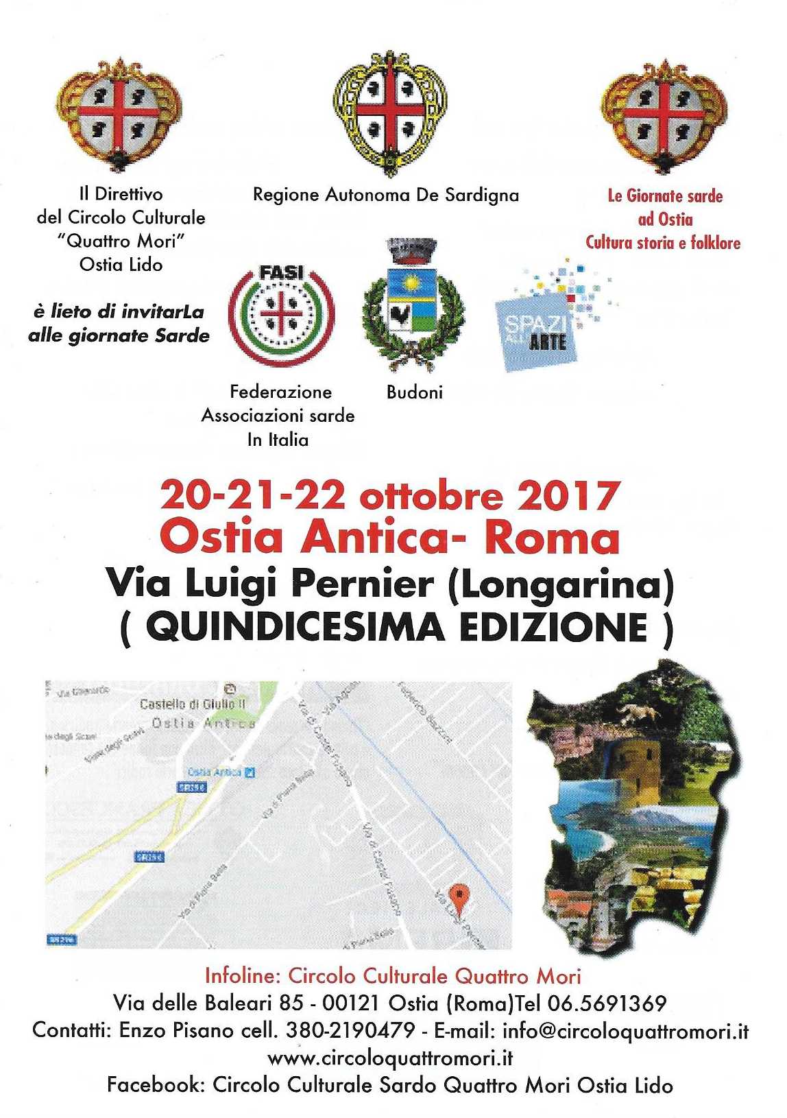 La quindicesima edizione delle Giornate Sarde ad Ostia